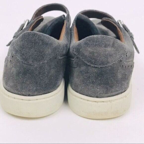 Frye Gemma Kilte womans sneakers US 8M BoxP dark gray suede wing tip - Picture 2 of 4